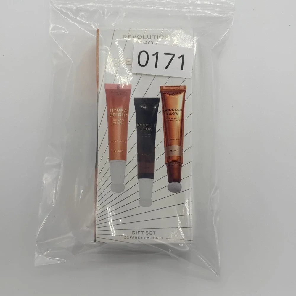 Revolution Pro Cream Face Wand Trio gift set contour, blush, and highlighter